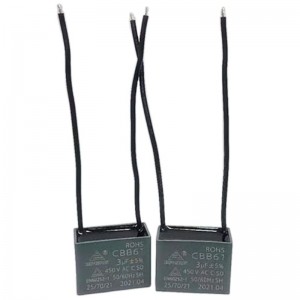Νέο ROSH 3UF 450V 250V υψηλής απόδοσης CBB61 πυκνωτής για τον ανεμιστήρα AC